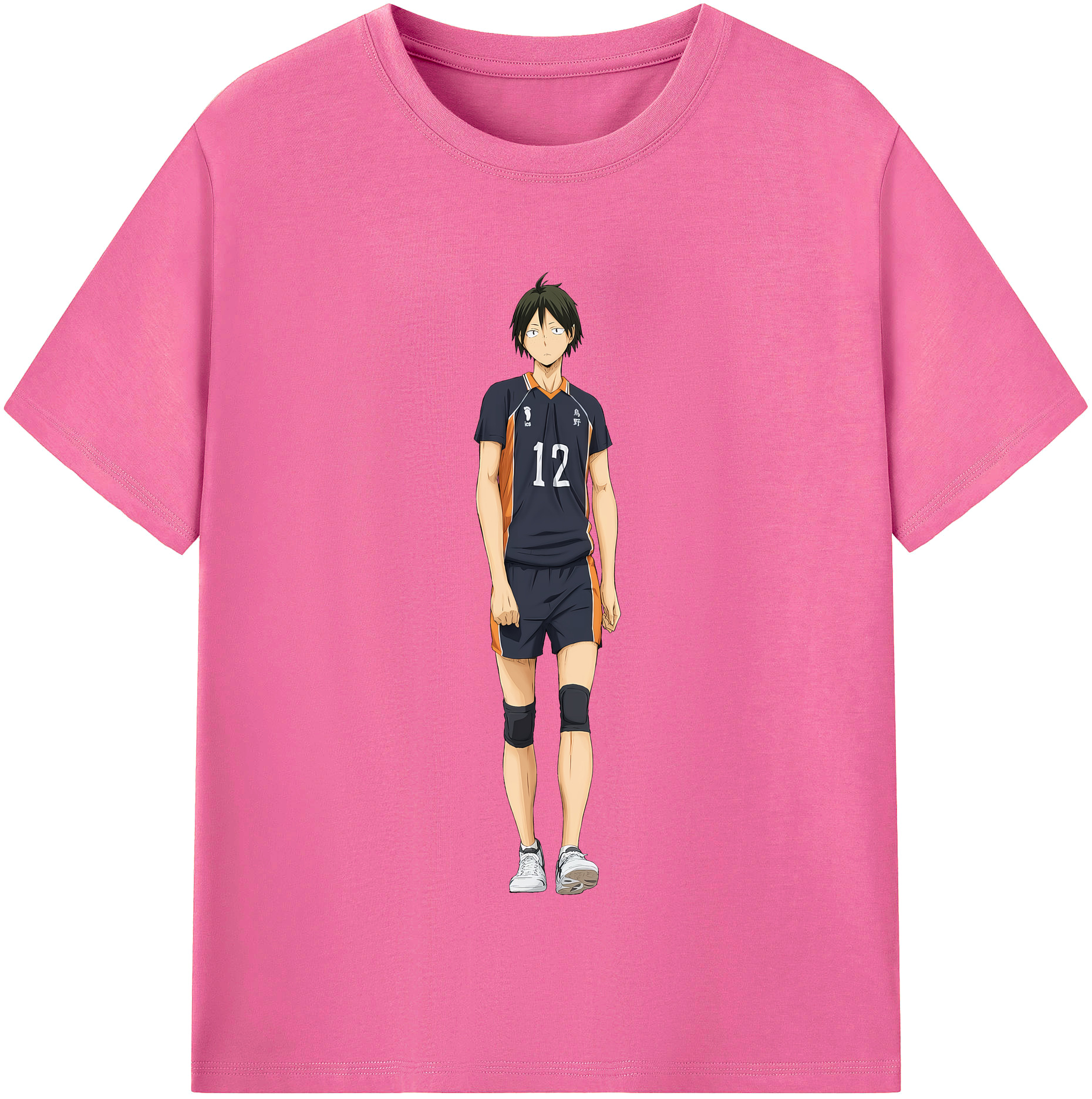 （画像用） ハイキュー!! Haikyu!! レディースカジュアルプリントTシャツ（綿100％）